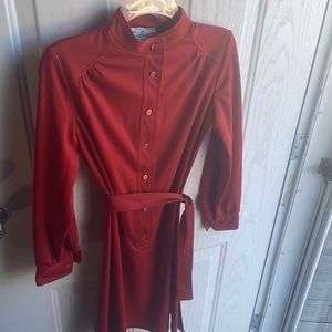 Women’s 1970s vintage long sleeve dress